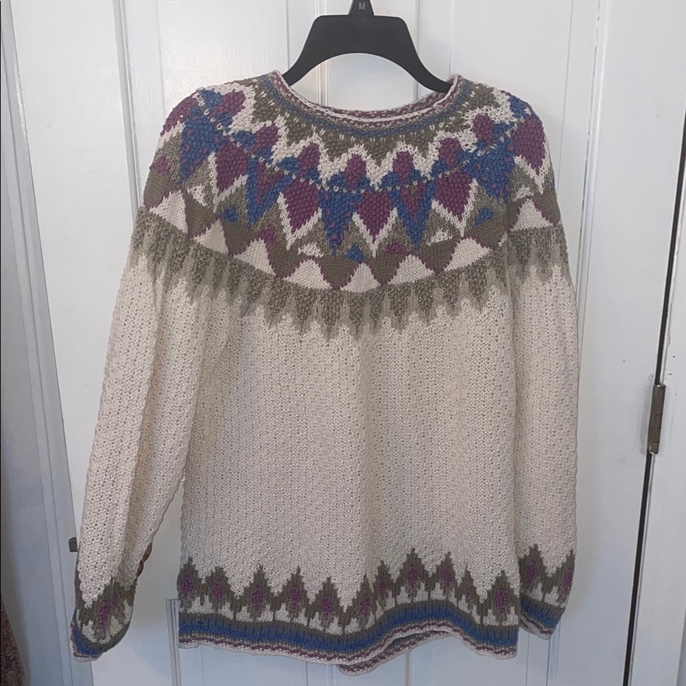 Vintage  Handcrafted Knit Sweater